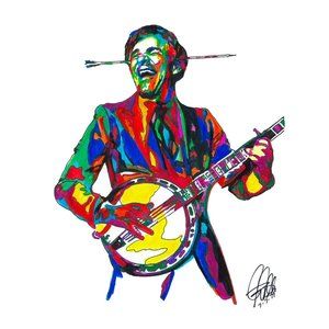 Steve Martin Banjo Comedian Actor Music Print Poster Wall Art 18x24